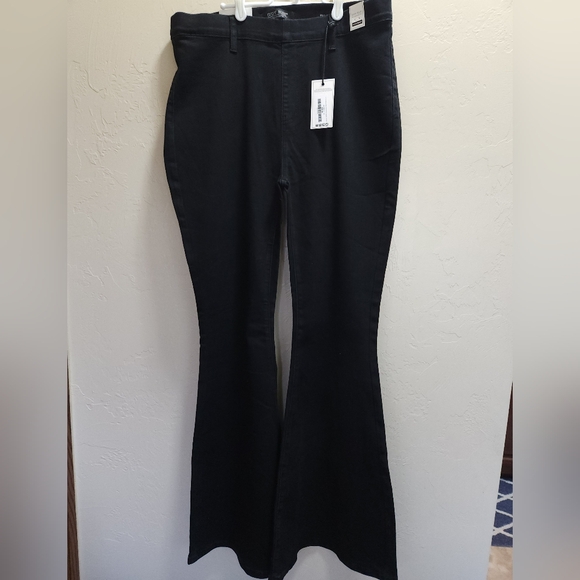 NWT Judy Blue Black Super Flare Bell Bottom Jeggings - Picture 2 of 10